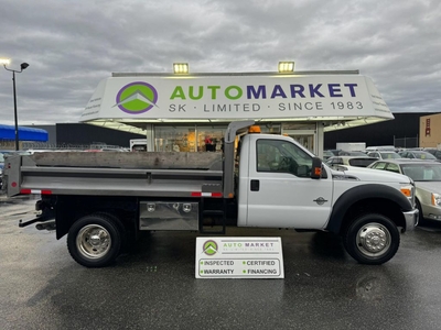 Used 2012 Ford F-550 DUMP TRUCK! 4X4! REG. CAB INSPECTED W/BCAA MBRSHIP & WRNTY! for Sale in Langley, British Columbia
