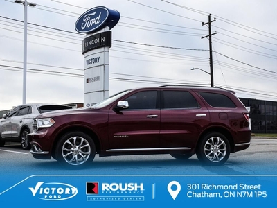 Used 2016 Dodge Durango AWD 4dr Citadel 5.7L V8 ADAPTIVE CRUISE for Sale in Chatham, Ontario