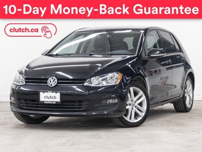 Used 2016 Volkswagen Golf Comfortline w/ Convenience Pkg w/ Apple CarPlay & Android Auto, Bluetooth, Dual Zone A/C for Sale in Toronto, Ontario