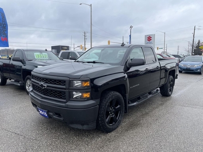 Used 2015 Chevrolet Silverado 1500 Double Cab 4x4 ~Backup Cam ~Bluetooth ~Alloys for Sale in Barrie, Ontario