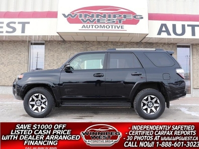 Used 2017 Toyota 4Runner TRD OFF RD 4x4 LOADED/LIKE NEW/SHARP LOCAL TRADE! for Sale in Headingley, Manitoba