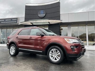 Used 2018 Ford Explorer 4WD PWR HEATED LEATHER QUAD SEATS 6-PASSANGER for Sale in Langley, British Columbia