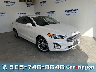 Used 2019 Ford Fusion Hybrid TITANIUM HYBRID LEATHER SUNROOF NAVIGATION for Sale in Brantford, Ontario
