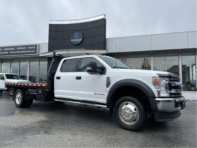Used 2022 Ford F-550 XLT DRW 4WD DIESEL PWR SEAT FLAT DECK GOOSE NECK for Sale in Langley, British Columbia