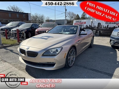 Used BMW 6 Series 2012 for sale in Longueuil, Quebec