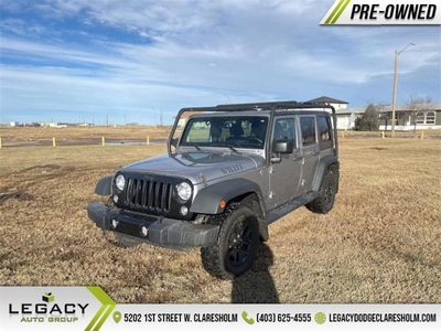 Used Jeep Wrangler Unlimited 2016 for sale in Claresholm, Alberta
