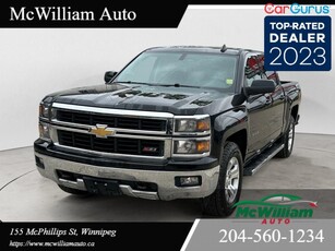 Used 2015 Chevrolet Silverado 1500 4x4 Z71 Package One Owner Accident-Free for Sale in Winnipeg, Manitoba