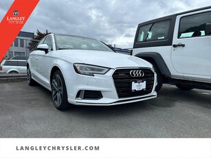Used 2018 Audi A3 2.0T Technik Leather Sunroof Cold Weather Pkg Navi for Sale in Surrey, British Columbia