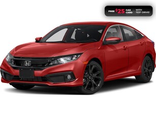 Used 2019 Honda Civic Sport POWER SUNROOF REARVIEW CAMERA APPLE CARPLAY™/ANDROID AUTO™ for Sale in Cambridge, Ontario
