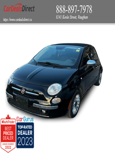 2014 Fiat 500C Convertible Lounge/Leather/Clean Carfax