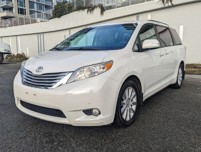 2014 Toyota Sienna Limited AWD, Clean Titile, BC Local