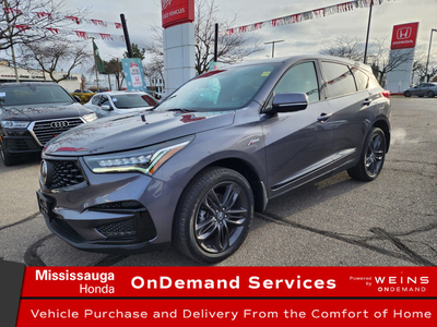 2020 Acura RDX A-Spec SH-AWD- CERTIFIED/ ONE OWNER/ NO ACCIDENTS
