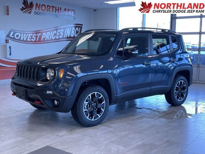 2023 Jeep Renegade Trailhawk | AWD | Leather | Hitch | Sunroof