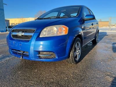 Chevy Aveo 2008 safetied clean title win tires 70km