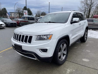 Used 2015 Jeep Grand Cherokee Limited - Leather, Backup Camera, Sunroof for Sale in Coquitlam, British Columbia
