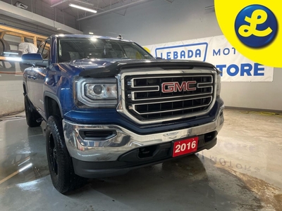 Used 2016 GMC Sierra 1500 SLE 4x4 5.3L Double Cab * Tonneau Cover * Side Steps * Keyless Entry * Rear View Camera * Power Locks/Windows/Side View Mirrors * Steering Audio/Cruis for Sale in Cambridge, Ontario