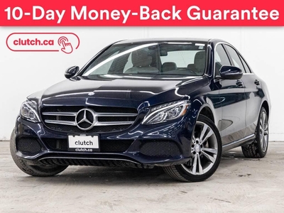 Used 2016 Mercedes-Benz C-Class C 300 AWD w/ Rearview Cam, Bluetooth, Nav for Sale in Toronto, Ontario