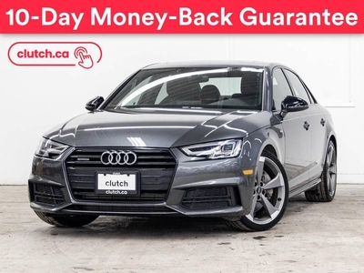 Used 2018 Audi A4 Progressiv AWD w/ Apple CarPlay, Bluetooth, Nav for Sale in Toronto, Ontario