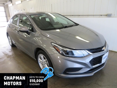 Used 2018 Chevrolet Cruze LT Auto NEW TIRES, Heated Front Seats, Rear Vision Camera, Power Sliding Sunroof for Sale in Killarney, Manitoba