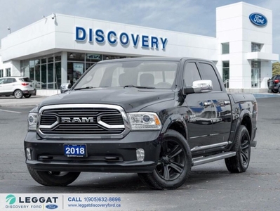 Used 2018 RAM 1500 Limited 4x4 Crew Cab 5'7 Box *Ltd Avail* for Sale in Burlington, Ontario