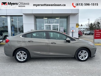 Used 2019 Chevrolet Cruze LT - Heated Seats - LED Lights for Sale in Ottawa, Ontario