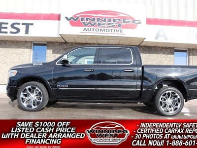 Used 2019 Dodge Ram 1500 LIMTED 5.7L HEMI 4X4, ALL OPTIONS, CLEAN & SHARP! for Sale in Headingley, Manitoba
