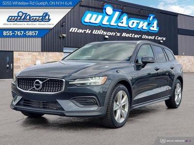 Used 2020 Volvo V60 Cross Country T5 AWD Leather, Panoramic Sunroof, Navigation, Heated Memory Seats, and More! for Sale in Guelph, Ontario