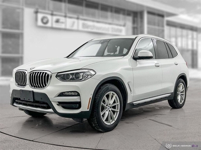 Used 2021 BMW X3 xDrive30i Clean CARFAX AWD Wireless Device Charging for Sale in Winnipeg, Manitoba