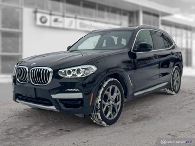 Used 2021 BMW X3 xDrive30i HUD Leather Local for Sale in Winnipeg, Manitoba