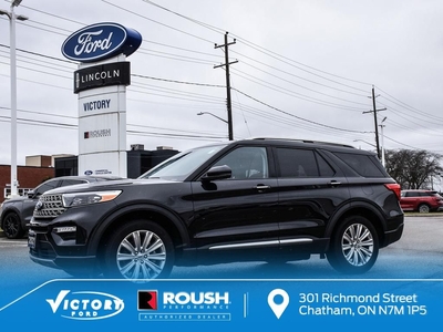 Used 2021 Ford Explorer Limited 4WD PANOROOF HEATED AND COOLED SEATS for Sale in Chatham, Ontario