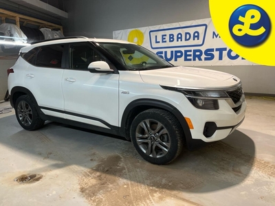 Used 2021 Kia Seltos EX AWD * Power Sunroof * Navigation * Leather Interior * Heated Seats & Steering Wheel * Android Auto/Apple CarPlay * Backup Cam * Lane Following Assi for Sale in Cambridge, Ontario