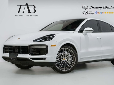 Used 2021 Porsche Cayenne TURBO COUPE V8 RED LEATHER 22 IN WHEELS for Sale in Vaughan, Ontario