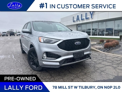 Used 2022 Ford Edge ST Line, AWD, Roof, Nav, One Owner! for Sale in Tilbury, Ontario