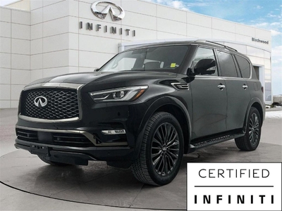 Used 2022 Infiniti QX80 ProACTIVE 4WD Heated/Cooling seats Wirless phone charger for Sale in Winnipeg, Manitoba