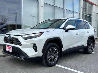 Used 2022 Toyota RAV4 Hybrid Limited HYBRID LIMITED-NAVI+COOLED SEATS! for Sale in Cobourg, Ontario