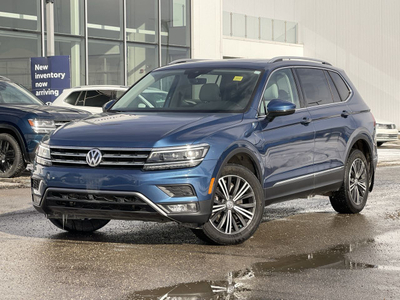 2019 Volkswagen Tiguan Highline AWD 2.0L TSI Locally Owned/Accid