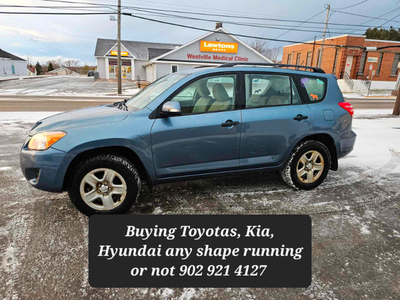 BUYING Toyotas, Hyundai, Kia any condition, running or not etc