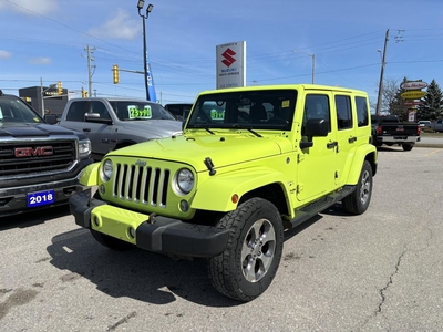 Used 2016 Jeep Wrangler Unlimited Sahara 4x4 ~Nav ~Bluetooth ~Heated Seats for Sale in Barrie, Ontario