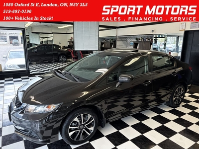 Used 2014 Honda Civic EX+Sunroof+Camera+Heated Seats+New Tires & Brakes for Sale in London, Ontario