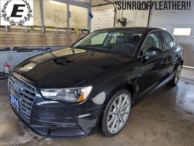 Used 2016 Audi A3 1.8T Progressiv LEATHER/SUNROOF!! for Sale in Barrie, Ontario
