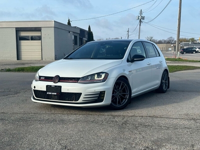 Used 2017 Volkswagen Golf Autobahn 6 spd lowered exhaust for Sale in Oakville, Ontario