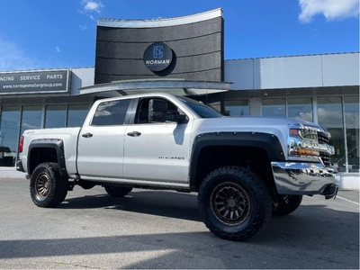 Used 2018 Chevrolet Silverado 1500 LS 4WD CREW 5.3L V8 BDS LIFTED 33” K02's for Sale in Langley, British Columbia
