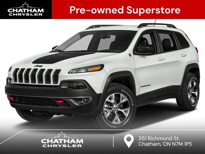 Used 2018 Jeep Cherokee Trailhawk TRIALHAWK NAVIGATION for Sale in Chatham, Ontario