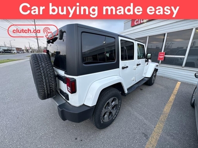 Used 2018 Jeep Wrangler JK Unlimited Sahara 4X4 w/ Bluetooth, Nav, A/C for Sale in Toronto, Ontario