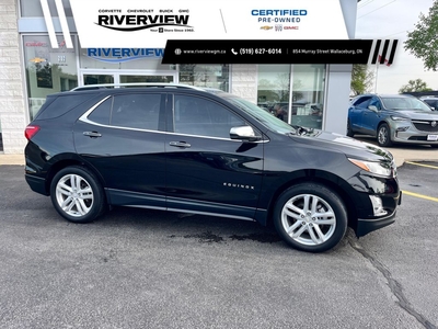 Used 2019 Chevrolet Equinox Premier TRUE NORTH EDITION LEATHER NAVIGATION SYSTEM POWER SUNROOF NEW TIRES! for Sale in Wallaceburg, Ontario