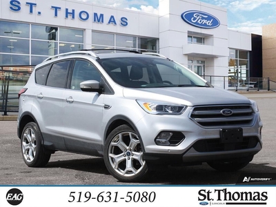 Used 2019 Ford Escape Titanium AWD Leather Heated Seats, Navigation, Safe & Smart Package, Power Moonroof for Sale in St Thomas, Ontario