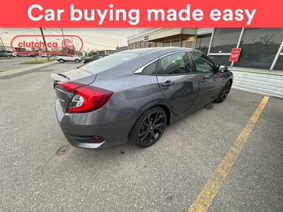 Used 2020 Honda Civic Sedan Sport w/ Apple CarPlay & Android Auto, Rearview Cam, Bluetooth for Sale in Toronto, Ontario