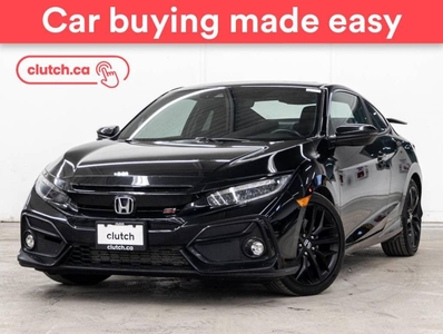 Used 2020 Honda Civic Si Coupe SI w/ Apple CarPlay & Android Auto, A/C, Rearview Cam for Sale in Bedford, Nova Scotia