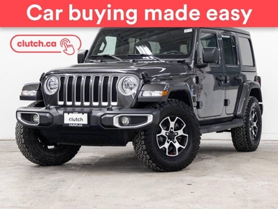 Used 2020 Jeep Wrangler Unlimited Sahara 4x4 w/ Uconnect 4C, Bluetooth, Nav for Sale in Toronto, Ontario