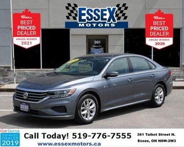 Used 2020 Volkswagen Passat Comfortline*Heated Seats*CarPlay*Rear Cam*2.L-4cyl for Sale in Essex, Ontario